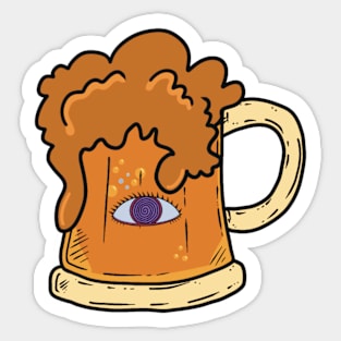 Orange Magic Tankard RPG Sticker